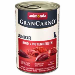 Gran Carno Junior - hovazie a srdcia 400g
