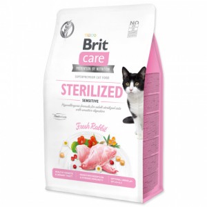 Brit Care Cat Sterilised Sensitive Králik 0,4kg