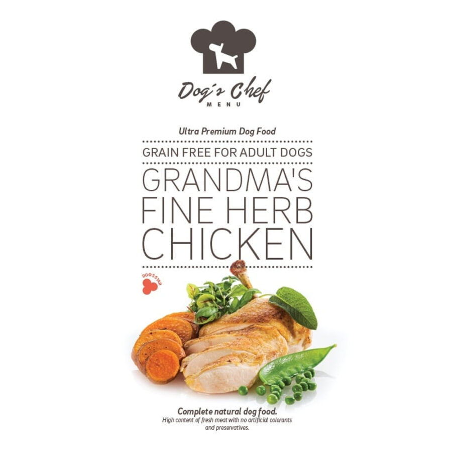 Dog´s Chef Grandma’s Fine Herb Chicken 15 kg