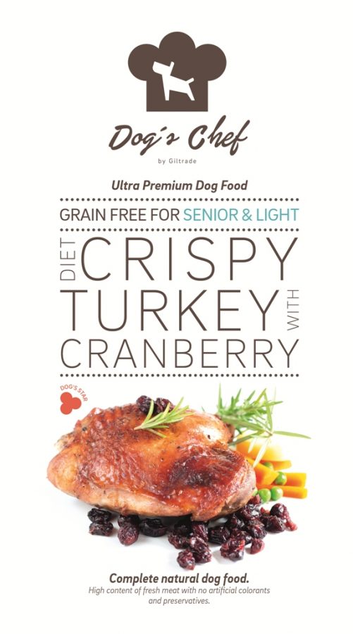 Dog´s Chef Diet Crispy Turkey with Cranberry 15kg