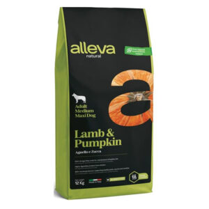 Alleva NATURAL dog adult medium & maxi lamb & pumpkin 12 kg