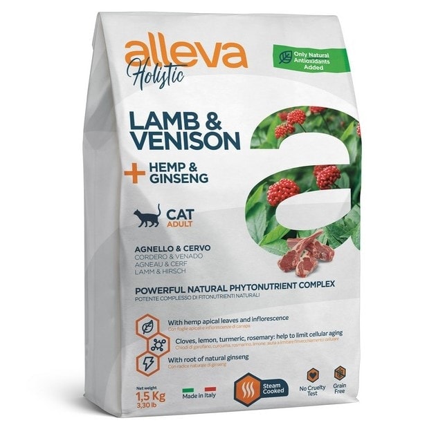 Alleva HOLISTIC cat lamb & venison adult 0,4 kg