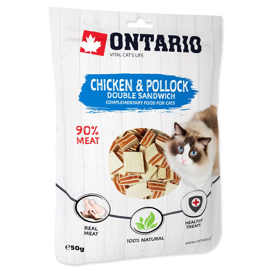 ONTARIO Chicken a Pollock Double Sandwich 50g
