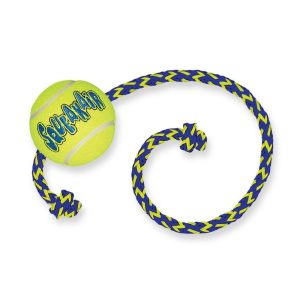 Hračka Kong Air Tennis M 6cm s lanom