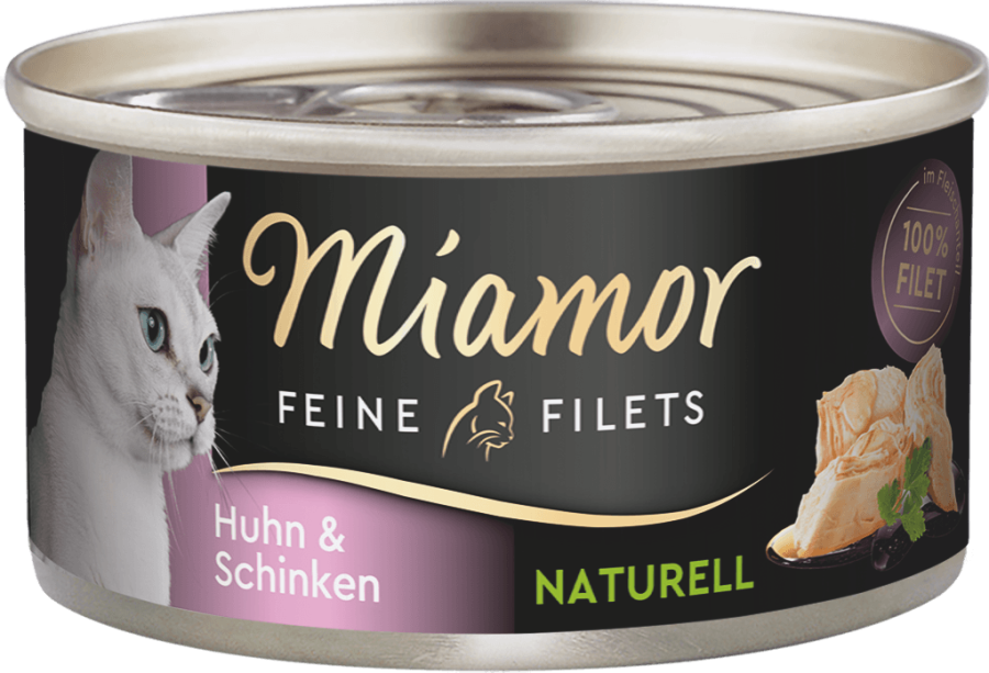 Konzerva Miamor Feine Filets kura a šunka v omáčke 80 g