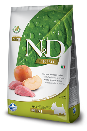 Farmina N&D dog PRIME (GF) adult mini, boar & apple 0,8 kg