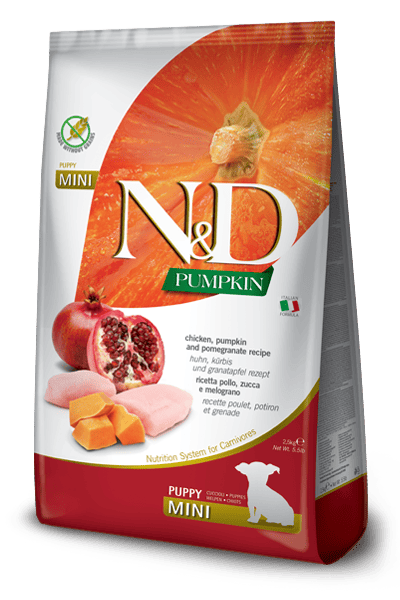 Farmina N&D dog PUMPKIN (GF) puppy mini, chicken & pomegranate 0,8 kg