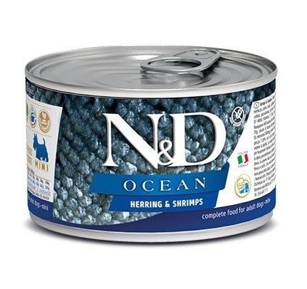 Farmina N&D dog OCEAN herring & shrimps konzerva 140 g