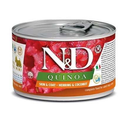 Farmina N&D dog QUINOA herring & coconut konzerva 140 g