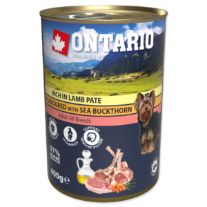 Ontario konzerva Paté obohatené jahňacím s príchuťou rakytníku 400g