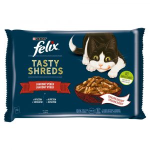 FELIX Tasty Shreds lahodný výber v šťave 4 x 80 g