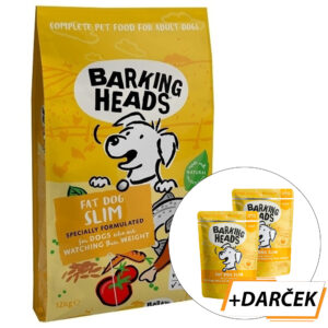 BARKING HEADS Fat Dog Slim NEW 12 kg + 2x BARKING HEADS Fat Dog Slim kapsička NEW 300 g zadarmo