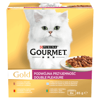 GOURMET Gold Multipack Double Pleasure 8 x 85 g