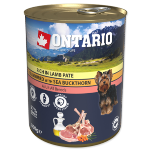 Ontario konzerva mleté mäso obohatené jahňacím s príchuťou rakytníku 800g