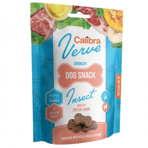 Calibra Dog Verve Crunchy Snack Insect&Fresh Lamb 150g