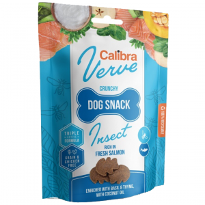 Calibra Dog Verve Crunchy Snack Insect&Salmon 150g