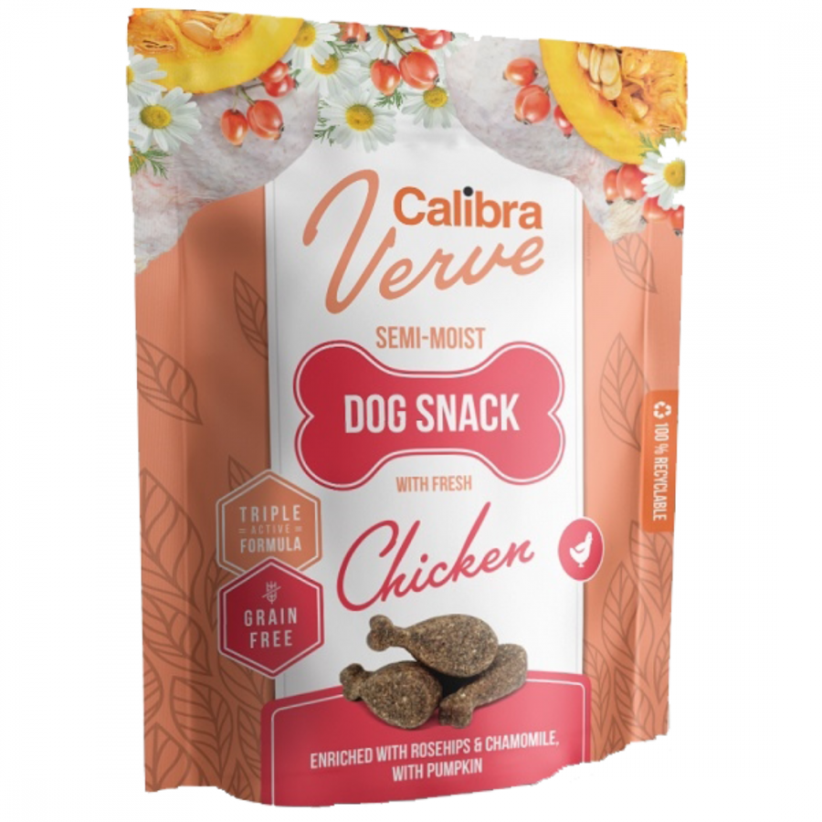 Calibra Dog Verve Semi-Moist Snack Fresh Chicken 150g
