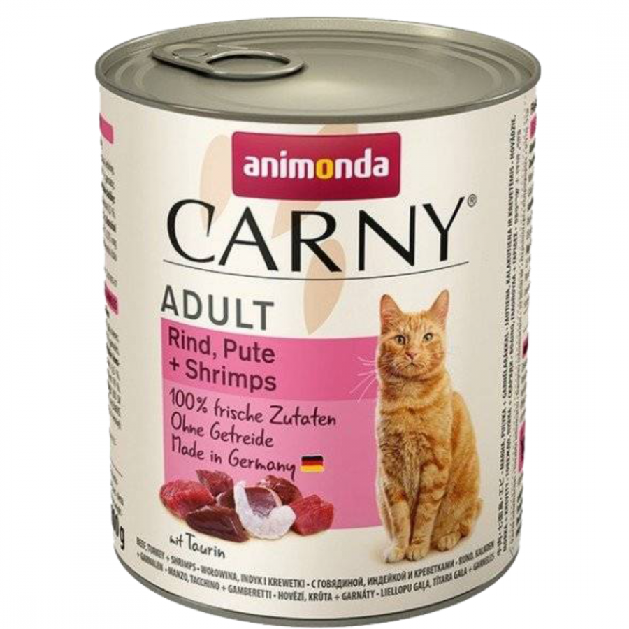 Animonda CARNY® cat Adult hovädzie,morka a krevety