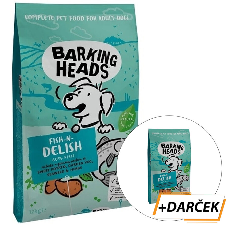 BARKING HEADS Fish-n-Delish NEW 12 + 2 kg