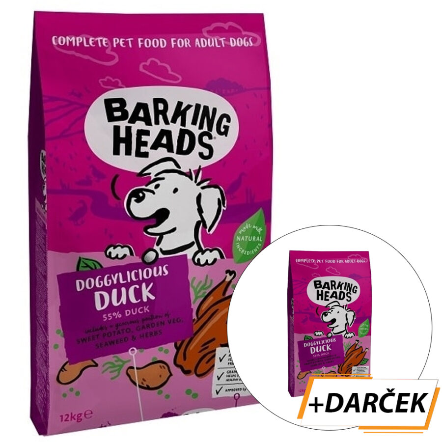 BARKING HEADS Doggylicious Duck 12 + 2 kg