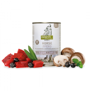 ISEGRIM dog Adult Mono Horse pure with Chokeberries, Champignons & Wild Herbs