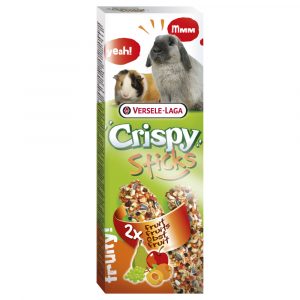 Pamlsok VERSELE-LAGA Crispy Sticks Rabbits-Guinea Pigs Fruit - s ovocím králik / morča 2 ks 110 g