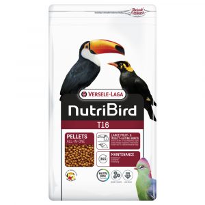 VERSELE-LAGA NutriBird T16 - celoročné extrudy pre tukany, turaka a veľké ovocnomilné druhy vtákov 10 kg