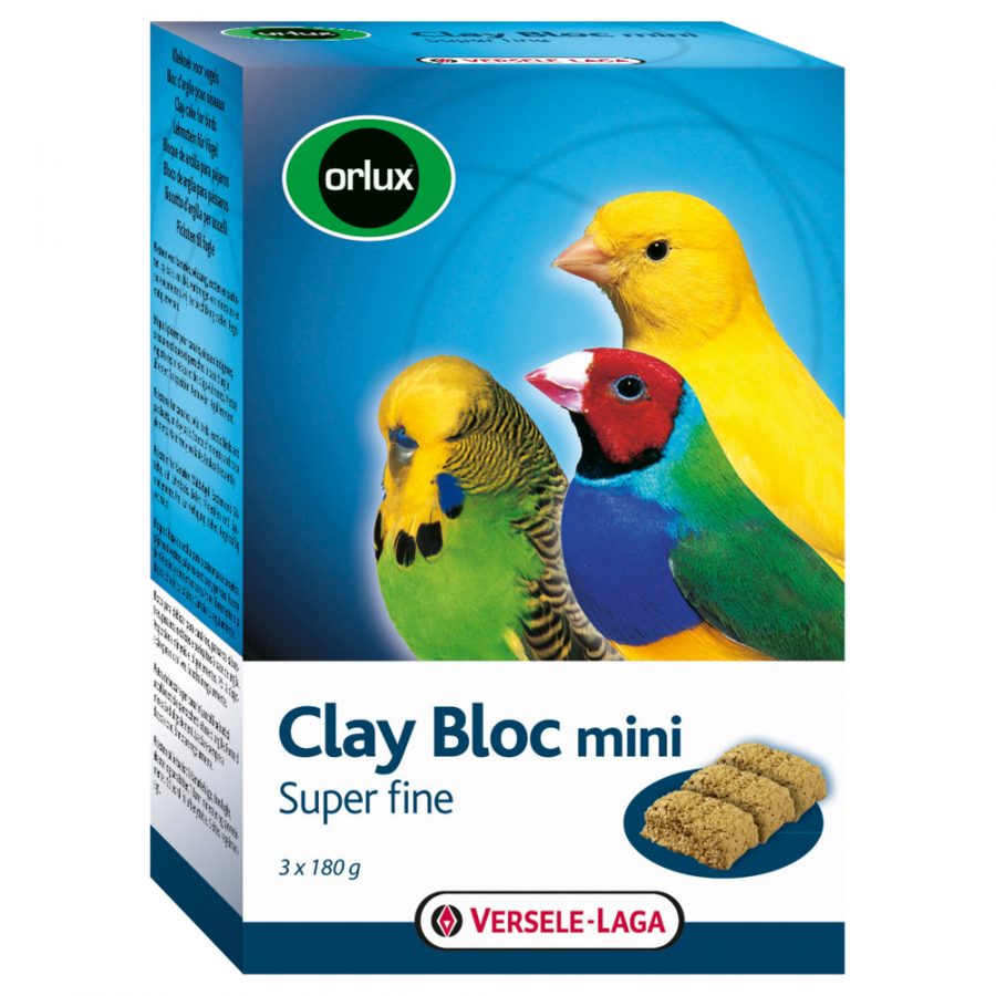 VERSELE-LAGA Orlux Clay Bloc Mini- jemnejšia ílová tehla delená pre menšie druhy vtákov 540 g