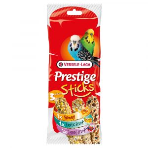 Pamlsok VERSELE-LAGA Prestige Sticks Budgies Triple Variety Pack 3 ks - tyčinky s rôznymi príchuťami 90 g