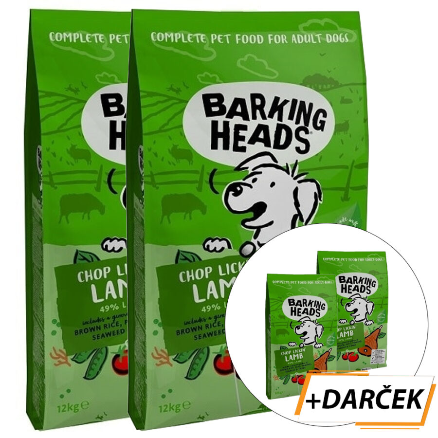 BARKING HEADS Chop Lickin’ Lamb 2 x 12 kg + 2 x 2 kg