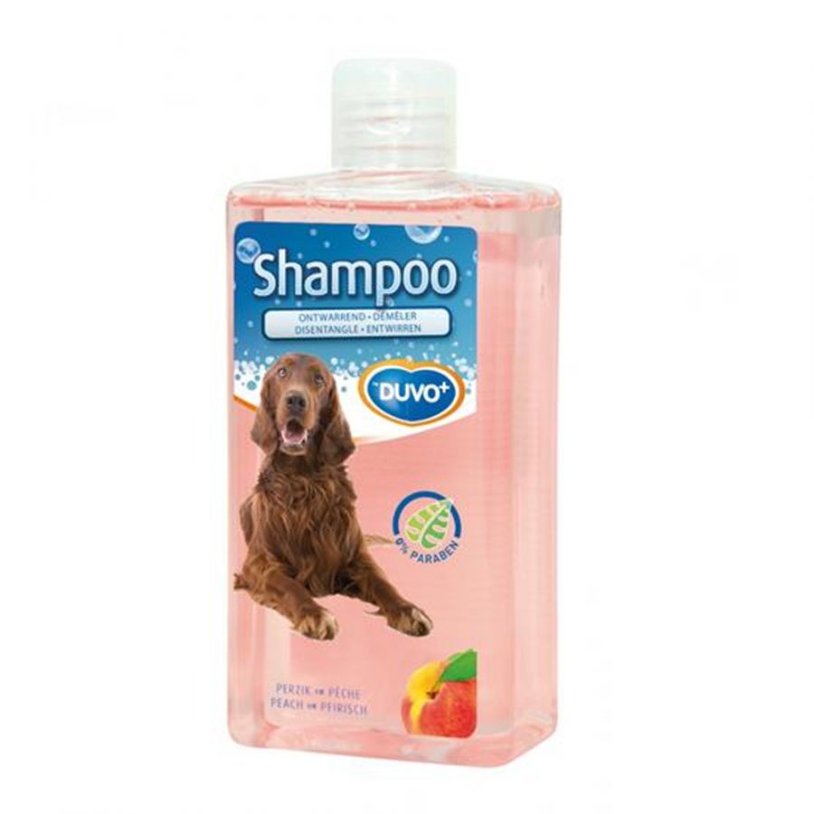 Šampón DUVO+ Na rozčesávanie dog s extraktom z broskýň 250 ml