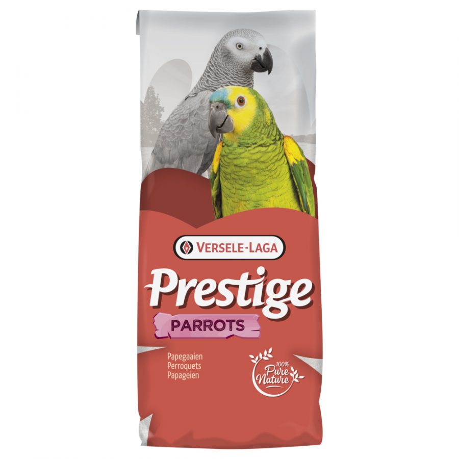 VERSELE-LAGA Prestige Parrots Fruit Mega - zmes pre veľké papagáje, s pufovanými obilninami a ovocím 15 kg