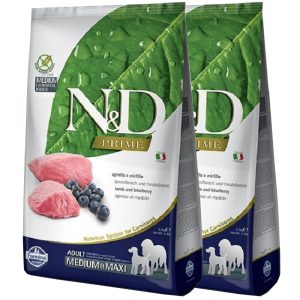 Farmina N & D dog PRIME (GF) adult medium & maxi, lamb & blueberry 2 x 12 kg