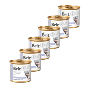 Brit Veterinary Diets GF cat Gastrointestinal 6 x 200 g konzerva