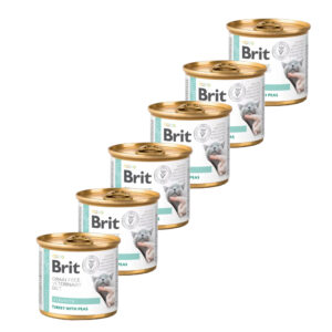 Brit Veterinary Diets GF cat Struvite 6 x 200 g konzerva