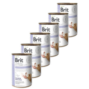 Brit Veterinary Diets GF dog Gastrointestinal 6 x 400 g konzerva