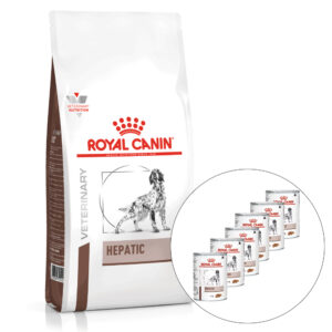 ROYAL CANIN VD DOG HEPATIC 12 kg + 6x Hepatic konzerva 420 g