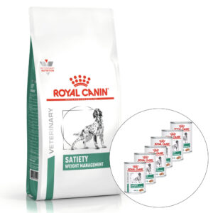 ROYAL CANIN VHN DOG SATIETY WEIGHT MANAGEMENT 12 kg + 6x Satiety weight management konzerva 410 g