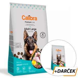 Calibra Dog Premium Line Adult Large 12 kg + 3 kg NEW zadarmo