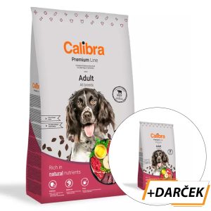 Calibra Dog Premium Line Adult Beef 12 kg + 3 kg NEW zadarmo