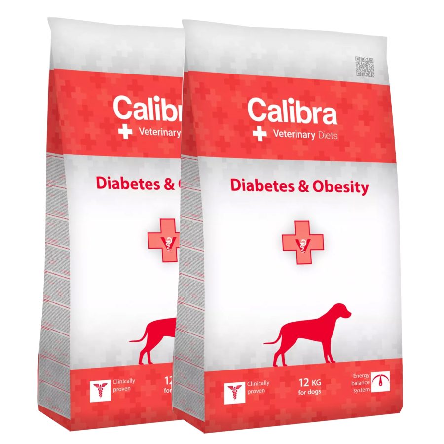Calibra Vet Diet Dog Diabetes & Obesity 2 x 12 kg