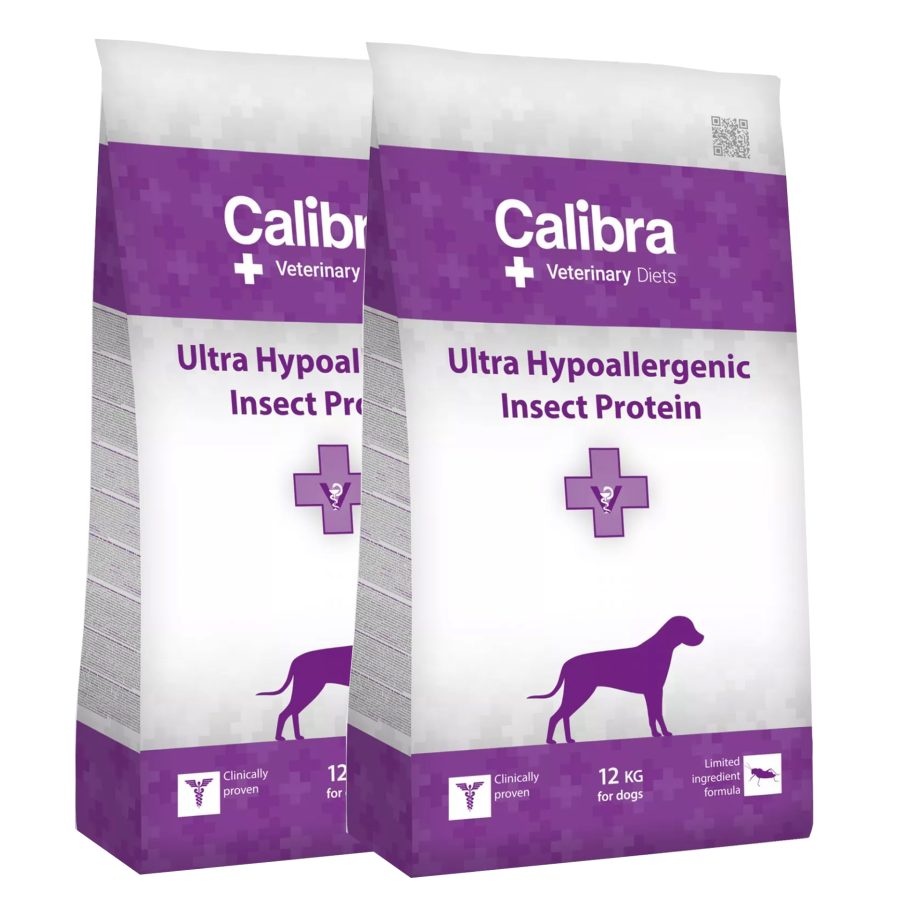 Calibra Vet Diet Dog Ultra Hypoallergenic Insect 2 x 12 kg