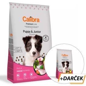 Calibra Dog Premium Line Puppy & Junior 12 kg + 3 kg NEW zadarmo